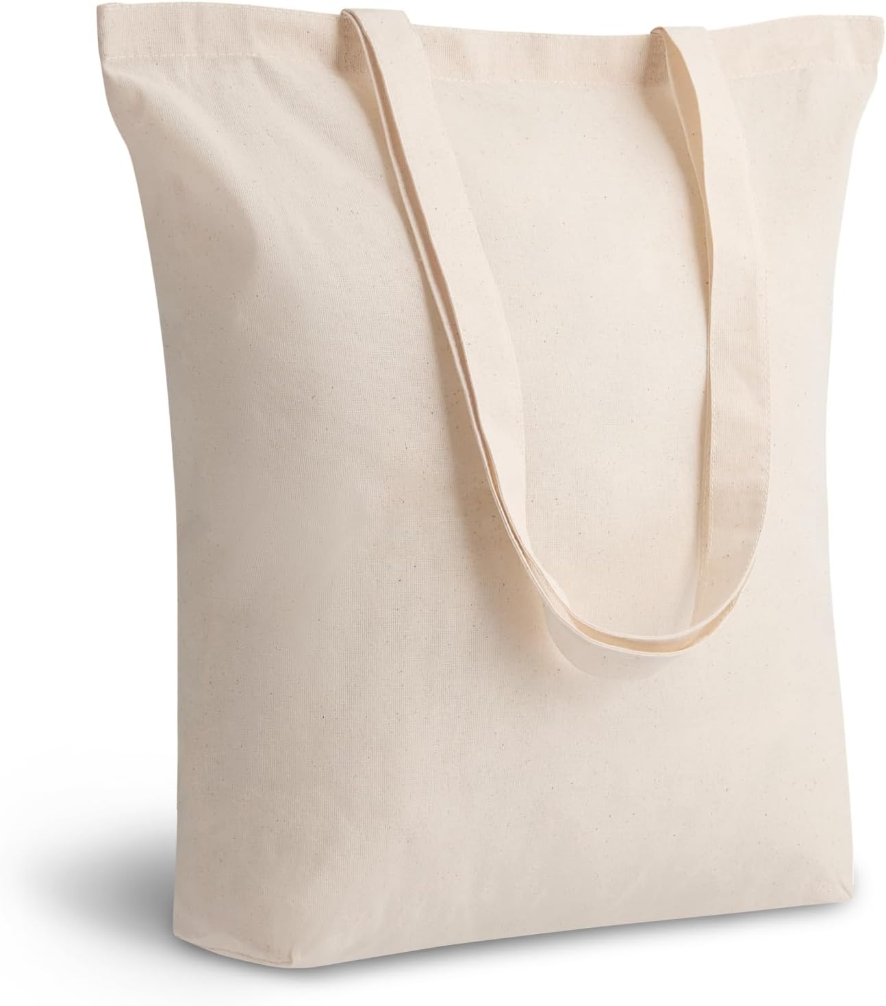 12-Pack Cotton Gusset Totes