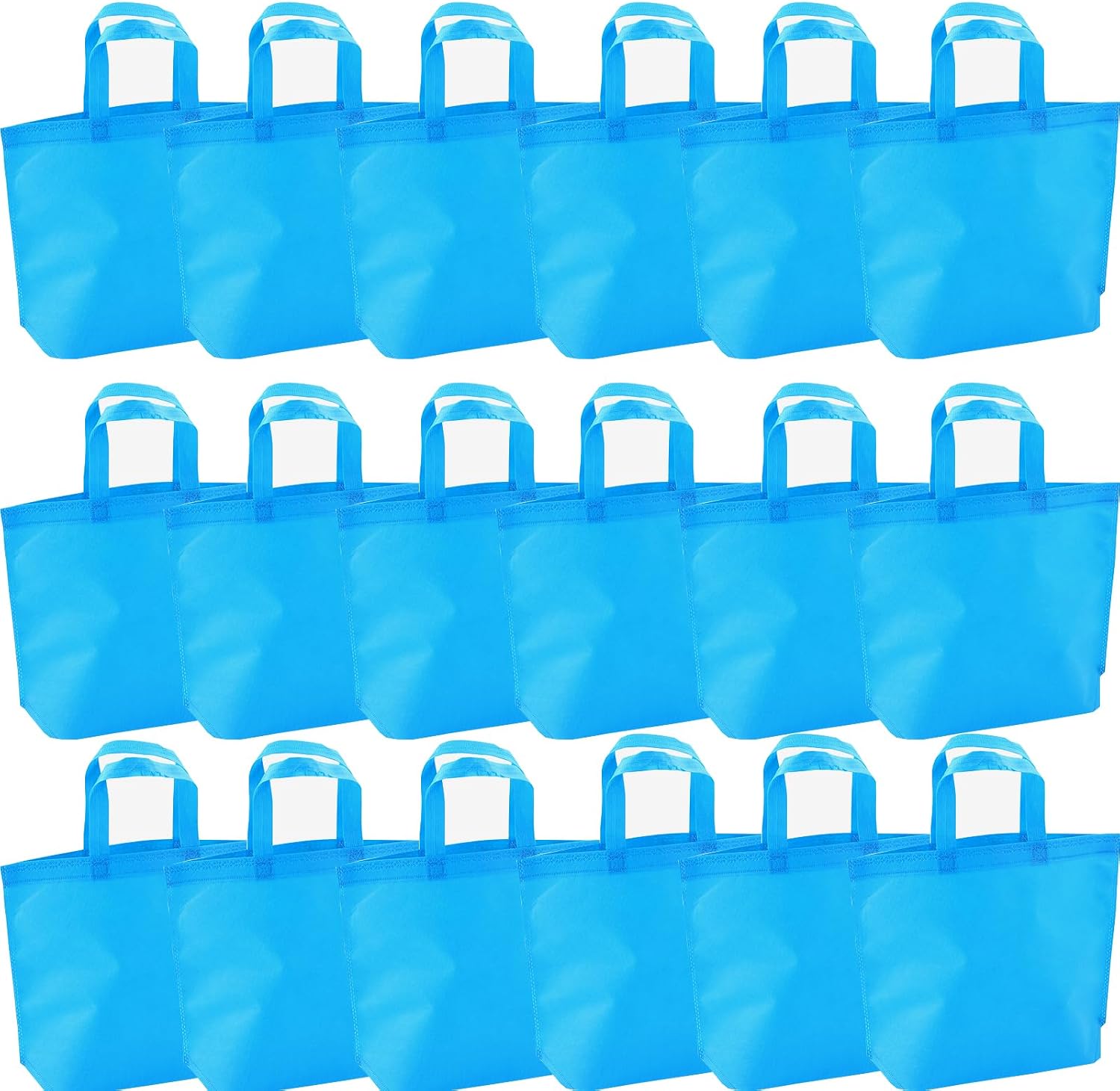 36-Pack Blue Reusable Totes