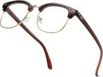 Black and Gold Browline Frames