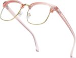 Black and Gold Browline Frames