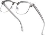 Black and Gold Browline Frames