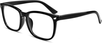 Black Square Clear Lens Frames