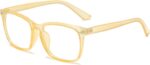 Black Square Clear Lens Frames