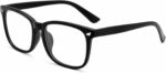 Black Square Clear Lens Frames