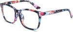 Black Square Clear Lens Frames