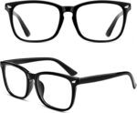 Black Square Clear Lens Frames