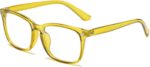 Black Square Clear Lens Frames