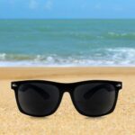 Classic Black Square Reading Sunglasses
