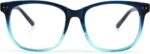 Blue Gradient Cat Eye Clear Frames