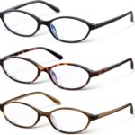 3 Pack Classic Oval Blue Light Glasses