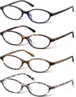 3 Pack Classic Oval Blue Light Glasses