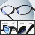 3 Pack Classic Oval Blue Light Glasses