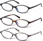 3 Pack Classic Oval Blue Light Glasses