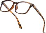 Floral Square Clear Lens Frames