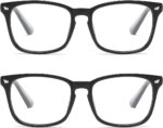 Floral Square Clear Lens Frames