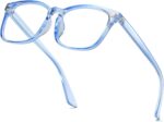 Floral Square Clear Lens Frames