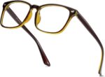Floral Square Clear Lens Frames