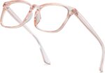 Floral Square Clear Lens Frames