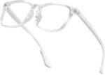 Floral Square Clear Lens Frames
