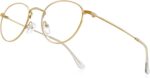 Gold Round Metal Reading Glasses