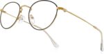 Gold Round Metal Reading Glasses
