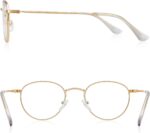Gold Round Metal Reading Glasses