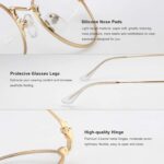 Gold Round Metal Reading Glasses