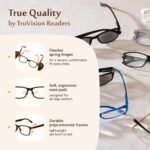 3 Pack Gunmetal Half-Rim Readers