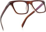 Black Square Blue Light Glasses