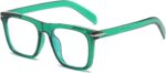 Black Square Blue Light Glasses