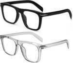 Black Square Blue Light Glasses