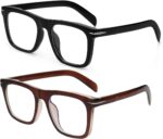 Black Square Blue Light Glasses