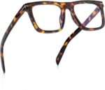 Black Square Blue Light Glasses