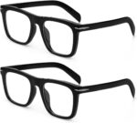 Black Square Blue Light Glasses