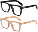 Black Square Blue Light Glasses