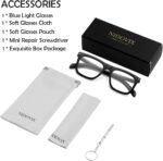 Black Square Blue Light Glasses