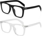 Black Square Blue Light Glasses