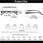 5 Pack Oval Reading Glasses
