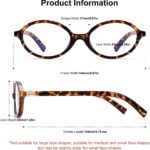 2 Pack Oval Blue Light Glasses