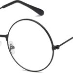 Black Round Clear Lens Frames