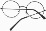 Black Round Clear Lens Frames