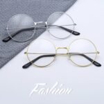 Black Round Clear Lens Frames