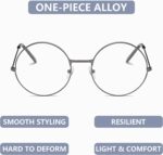 Black Round Clear Lens Frames