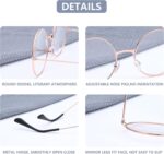 Black Round Clear Lens Frames
