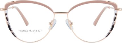 Rose Gold Cat Eye Blue Light Glasses
