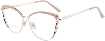 Rose Gold Cat Eye Blue Light Glasses