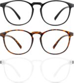 3 Pack Round Blue Light Glasses