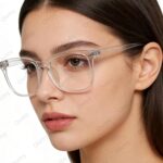 Clear Square Spectacle Frames