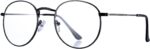 Gold Round Clear Lens Frames