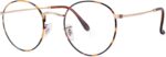 Gold Round Clear Lens Frames